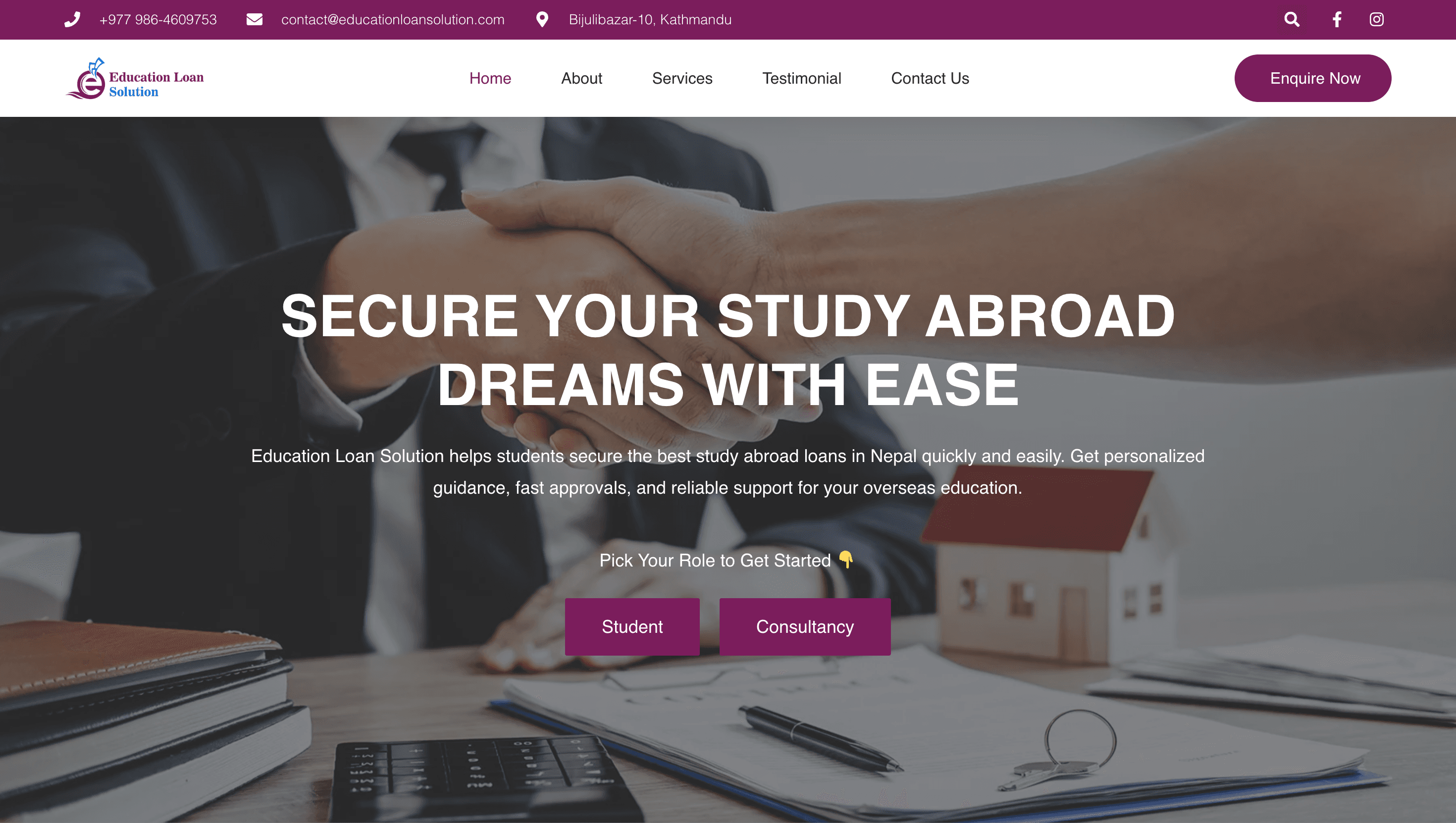 Education Loan Solution